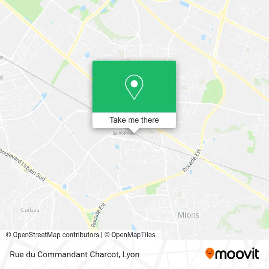 Mapa Rue du Commandant Charcot