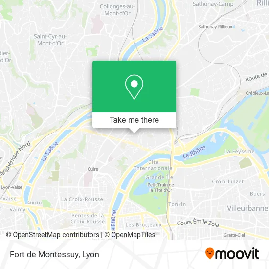 Fort de Montessuy map