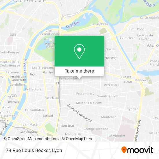 79 Rue Louis Becker map
