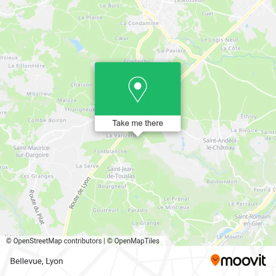 Bellevue map