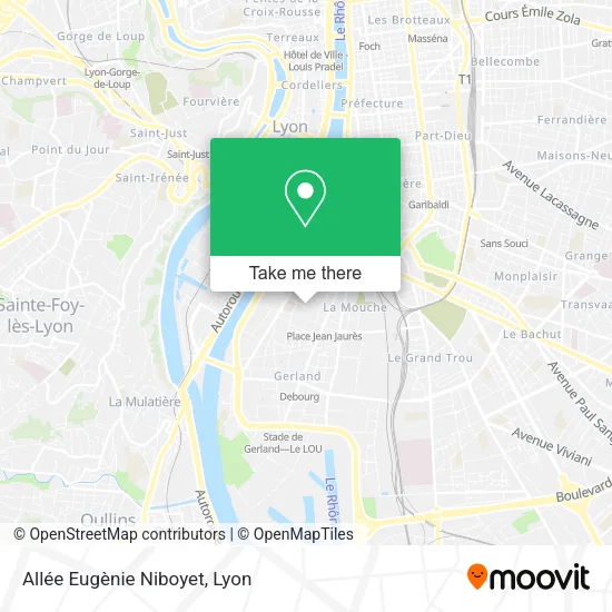 Allée Eugènie Niboyet map