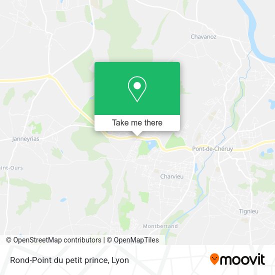Rond-Point du petit prince map
