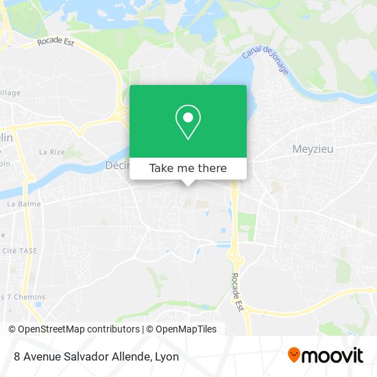 8 Avenue Salvador Allende map