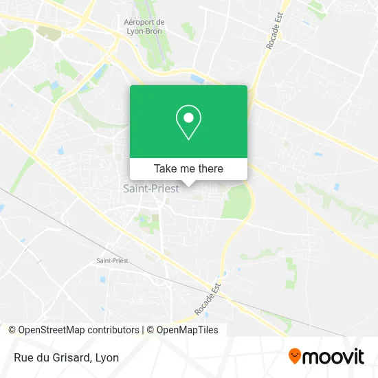 Rue du Grisard map