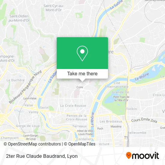 2ter Rue Claude Baudrand map