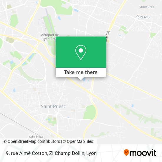 9, rue Aimé Cotton, ZI Champ Dollin map