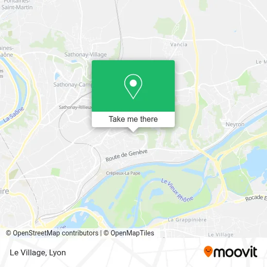 Le Village map