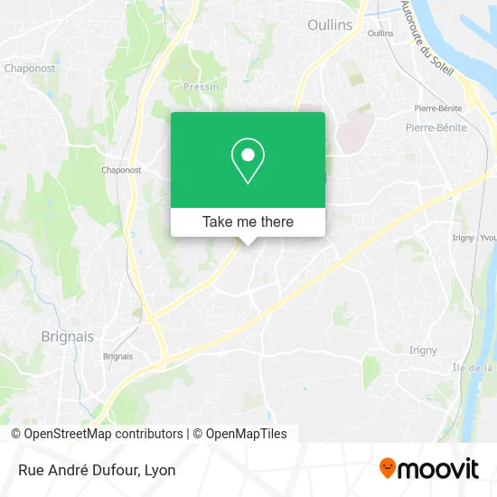 Rue André Dufour map