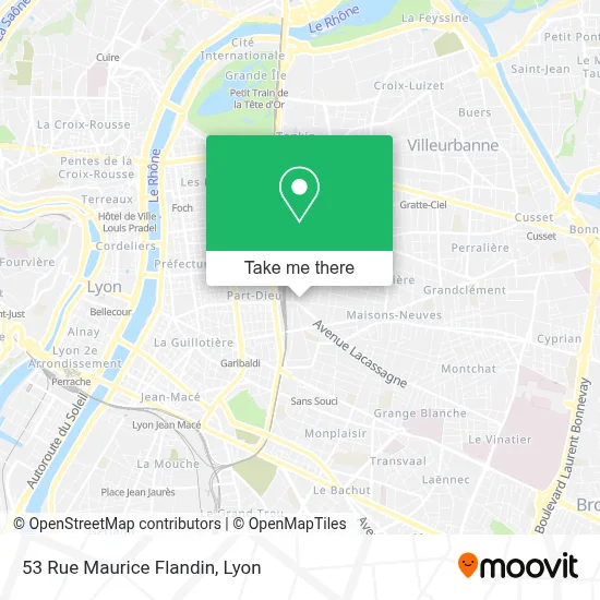 53 Rue Maurice Flandin map