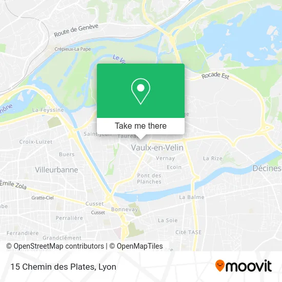 15 Chemin des Plates map