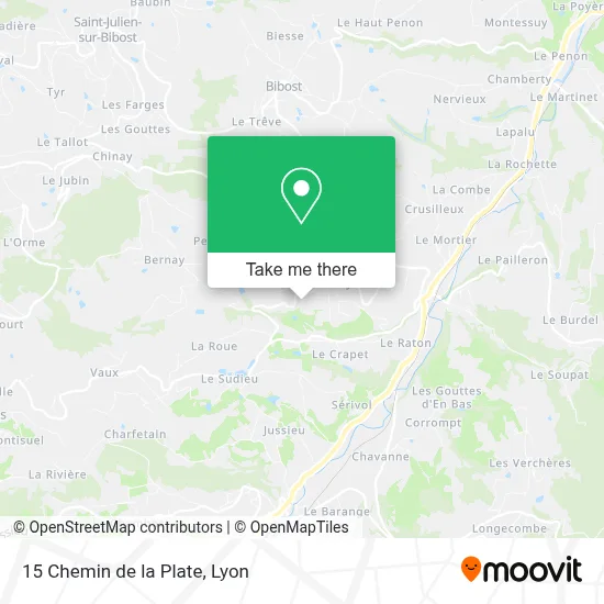 15 Chemin de la Plate map