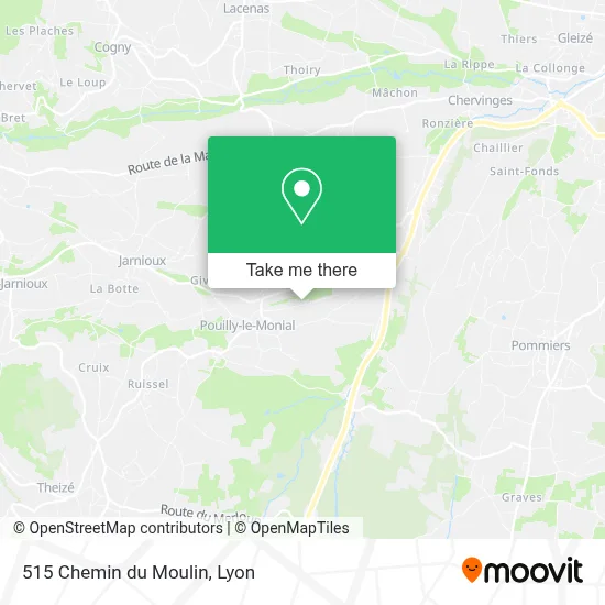 515 Chemin du Moulin map