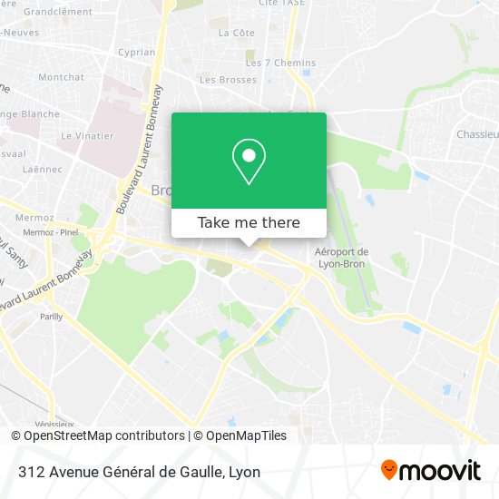 312 Avenue Général de Gaulle map