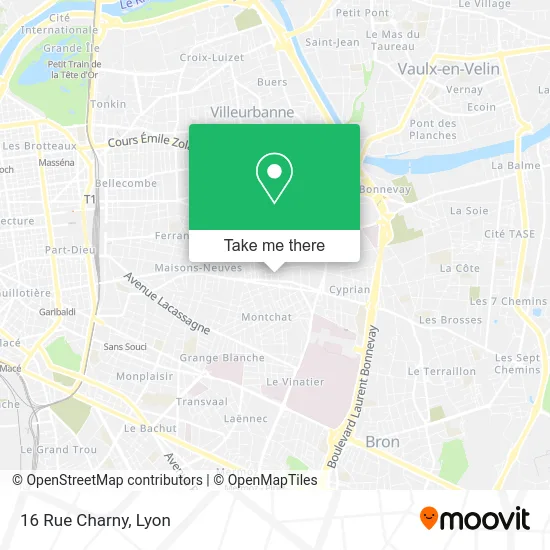 16 Rue Charny map