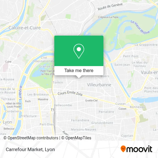 Carrefour Market map