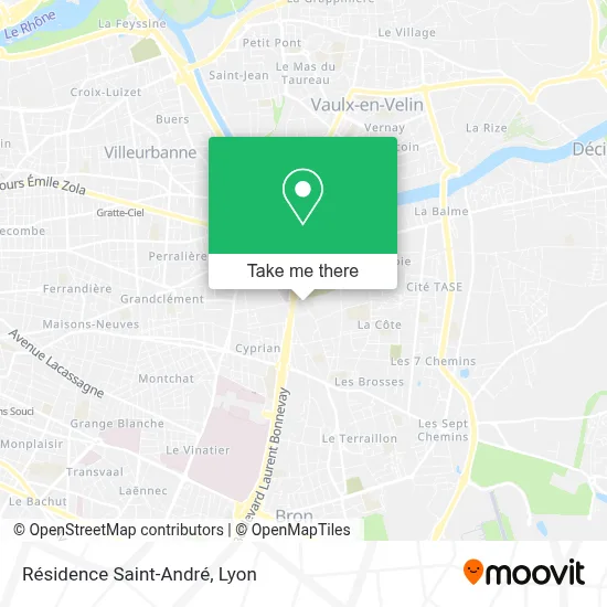 Résidence Saint-André map
