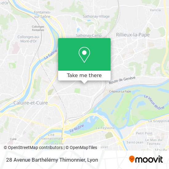 28 Avenue Barthélémy Thimonnier map