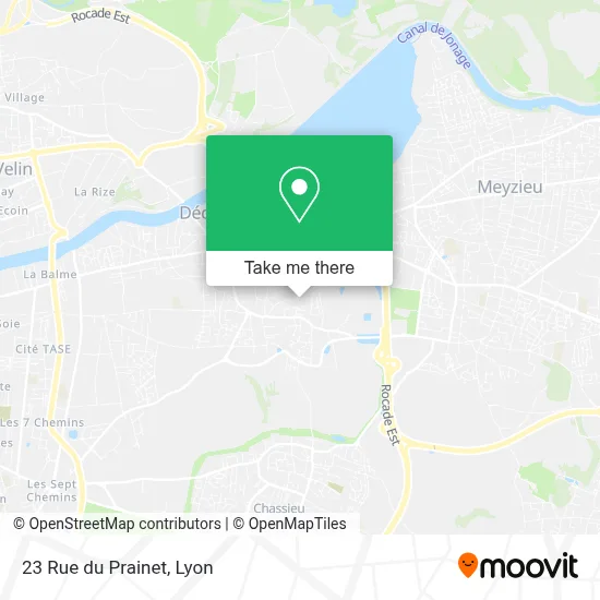 23 Rue du Prainet map