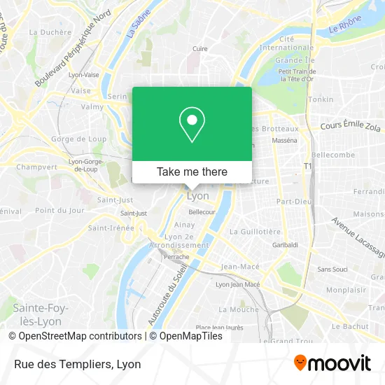 Rue des Templiers map