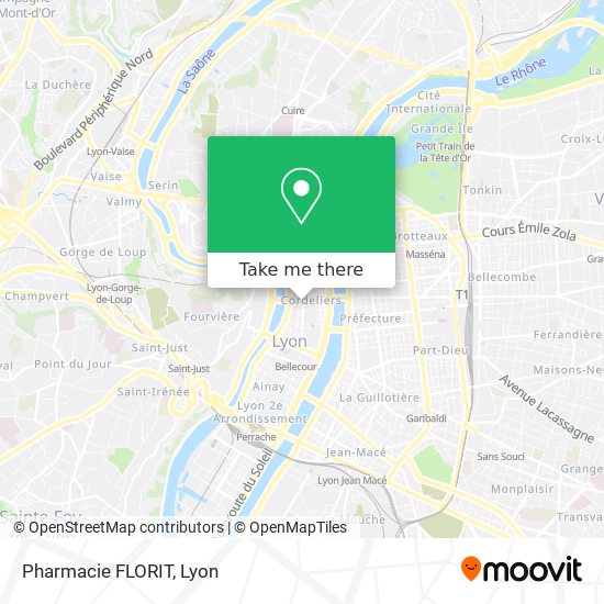 Pharmacie FLORIT map