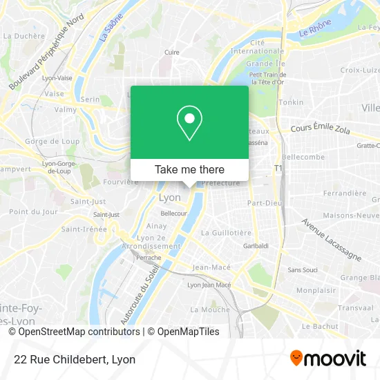 22 Rue Childebert map