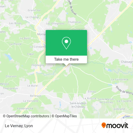 Le Vernay map