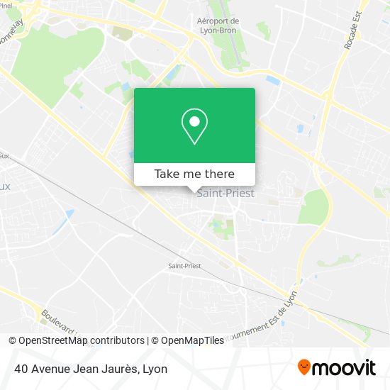 40 Avenue Jean Jaurès map