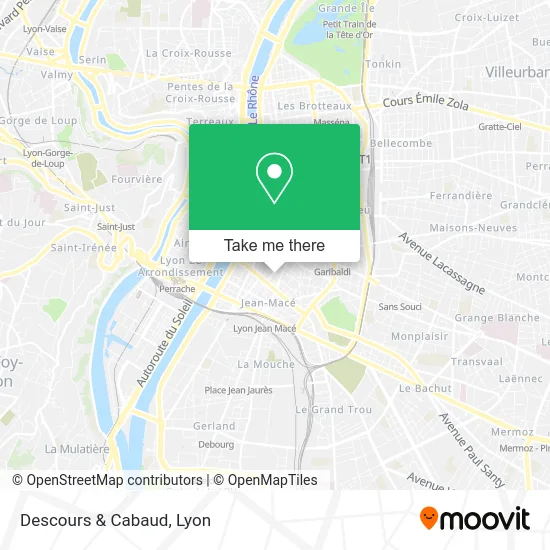 Descours & Cabaud map