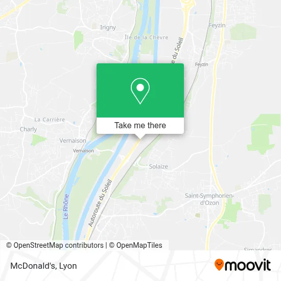 McDonald's map
