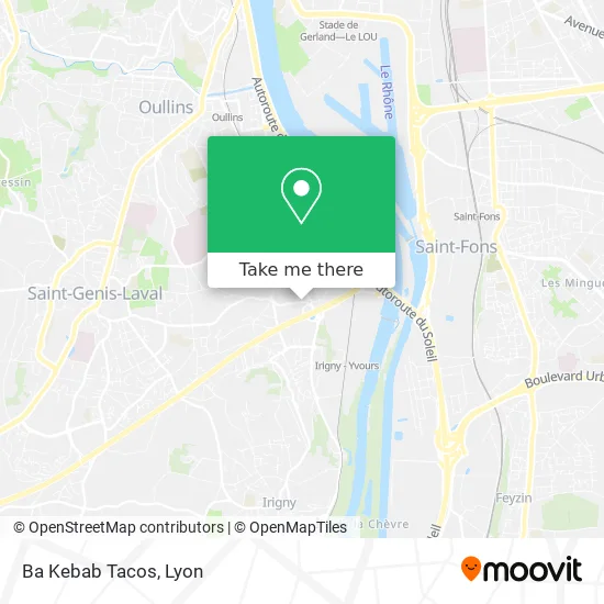 Ba Kebab Tacos map