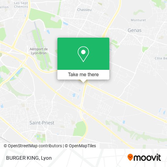 BURGER KING map