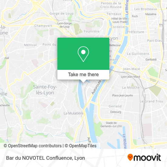 Bar du NOVOTEL Confluence map