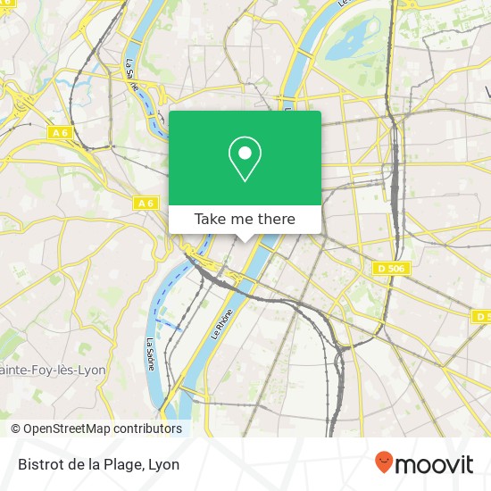 Bistrot de la Plage, 40 Rue de la Charité 69002 Lyon map