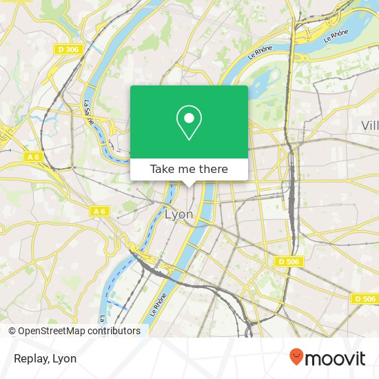 Mapa Replay, 11 Rue des 4 Chapeaux 69002 Lyon