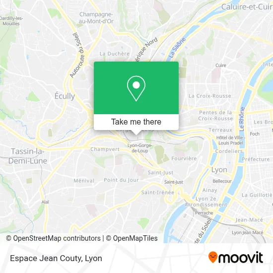 Espace Jean Couty map