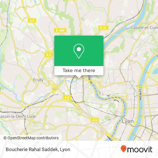 Mapa Boucherie Rahal Saddek, 49 Rue Marietton 69009 Lyon