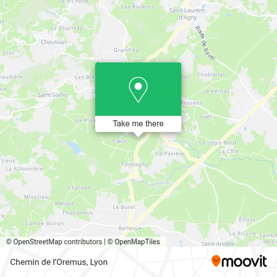 Chemin de l'Oremus map