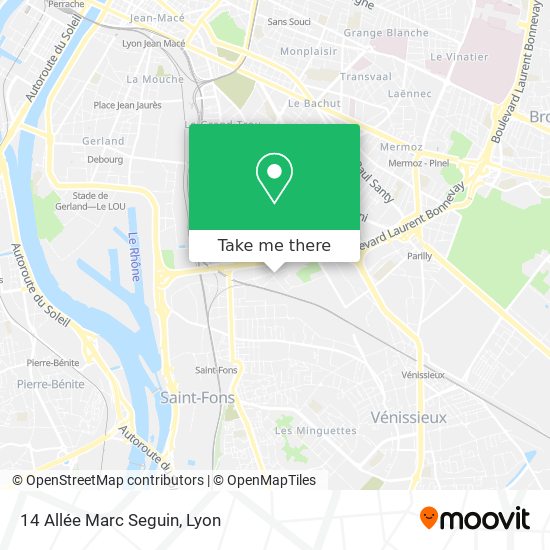 14 Allée Marc Seguin map