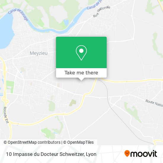 10 Impasse du Docteur Schweitzer map