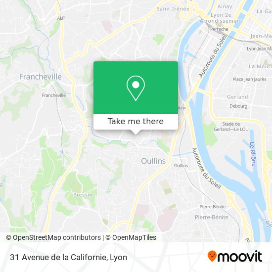 31 Avenue de la Californie map