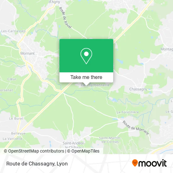 Route de Chassagny map