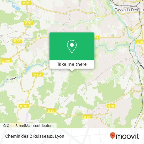 Chemin des 2 Ruisseaux map
