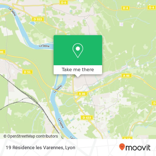 19 Résidence les Varennes map