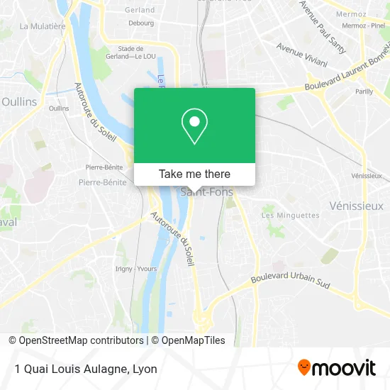 1 Quai Louis Aulagne map