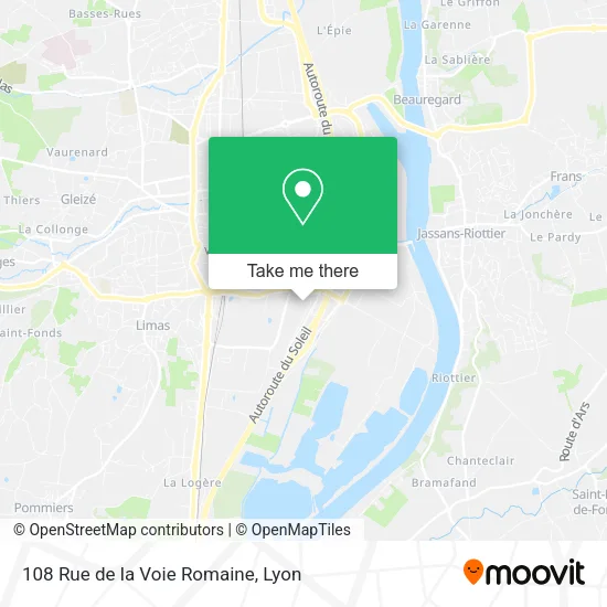 108 Rue de la Voie Romaine map