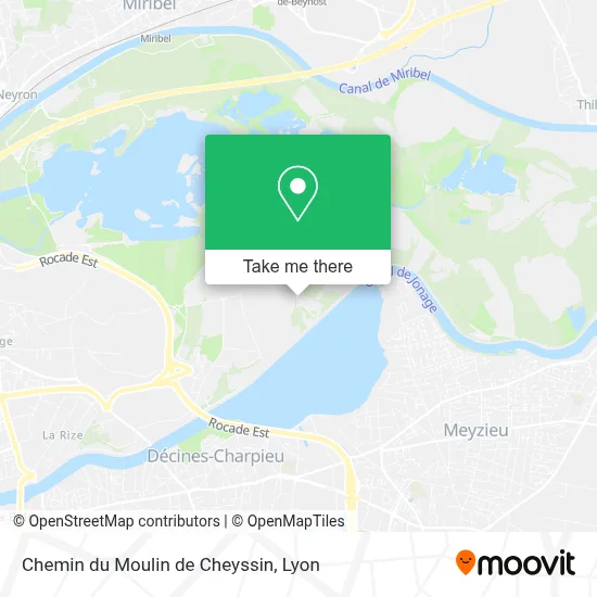 Chemin du Moulin de Cheyssin map