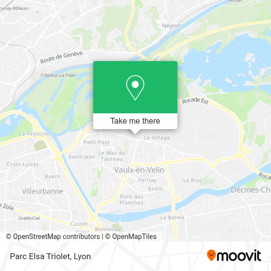 Parc Elsa Triolet map