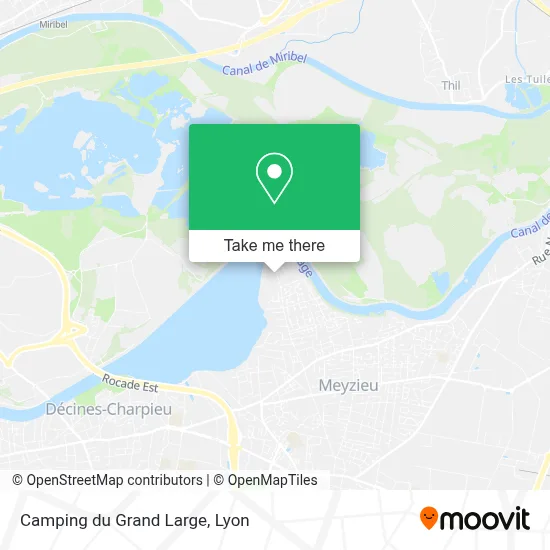 Camping du Grand Large map