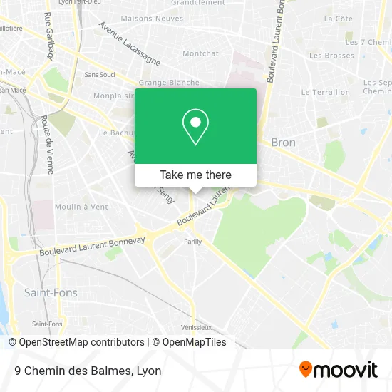 9 Chemin des Balmes map