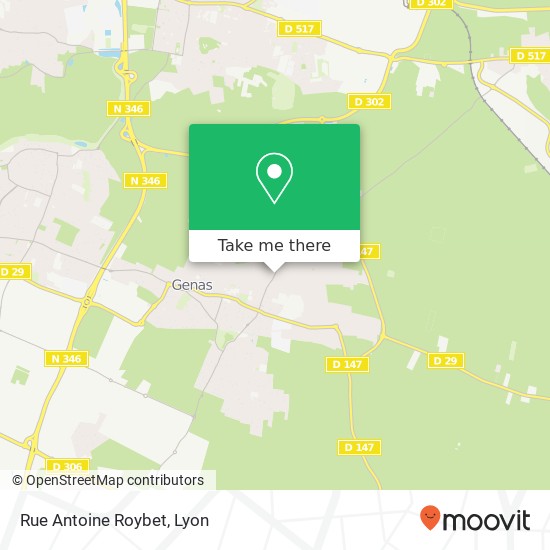 Rue Antoine Roybet map